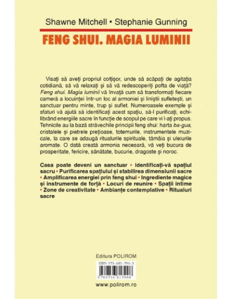 Feng Shui. Magia luminii