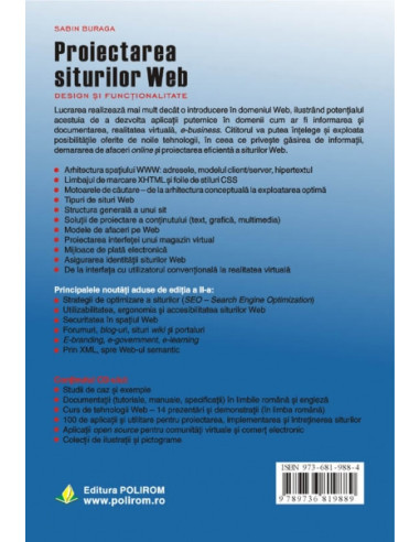 Proiectarea siturilor Web. Design și... Proiectarea siturilor Web. Design și...