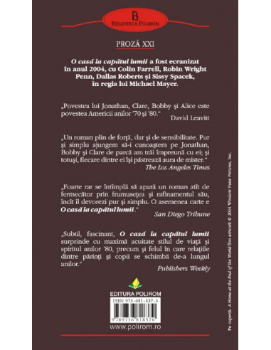O casă la capătul lumii O casă la capătul lumii