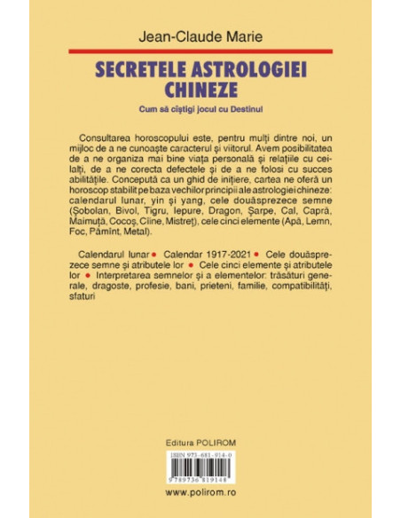Secretele astrologiei chineze. Cum să câştigi jocul cu Destinul