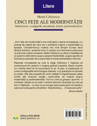 Cinci fețe ale modernității....