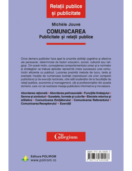 Comunicarea. Publicitate și relații publice