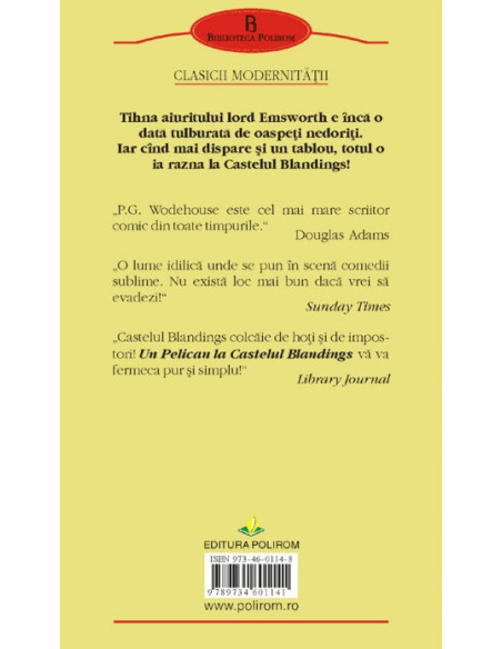 Un Pelican la Castelul Blandings