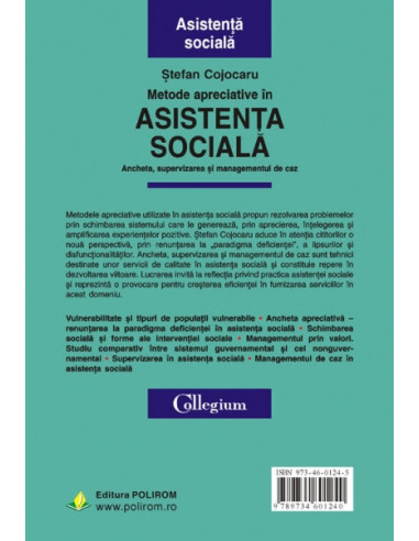 Metode apreciative în asistenţa socială