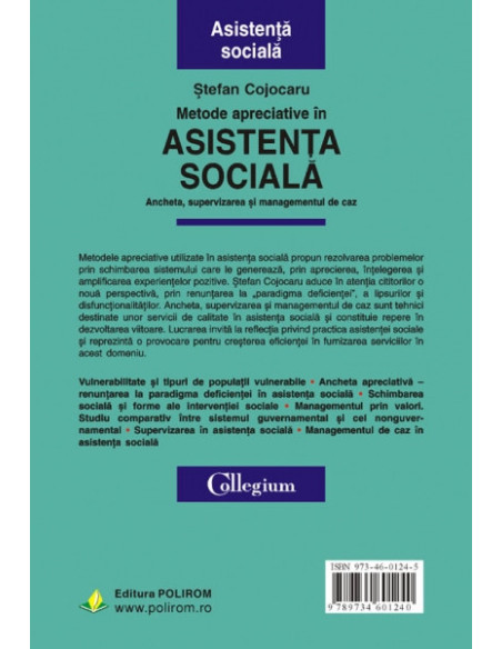 Metode apreciative în asistenţa socială