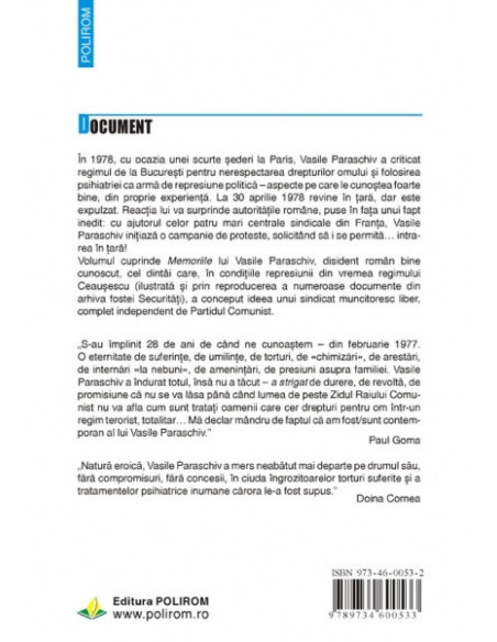 Lupta mea pentru sindicate libere în România. Terorismul politic organizat de statul comunist