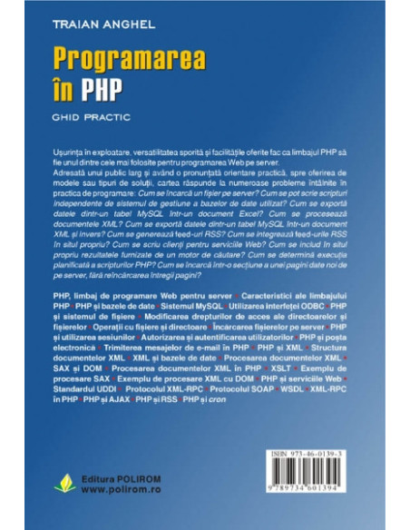Programarea în PHP. Ghid practic