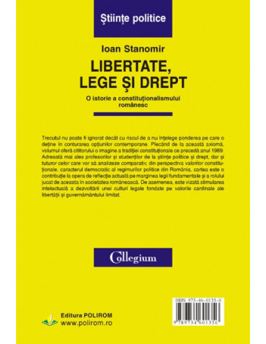 Libertate, lege și drept. O istorie a...