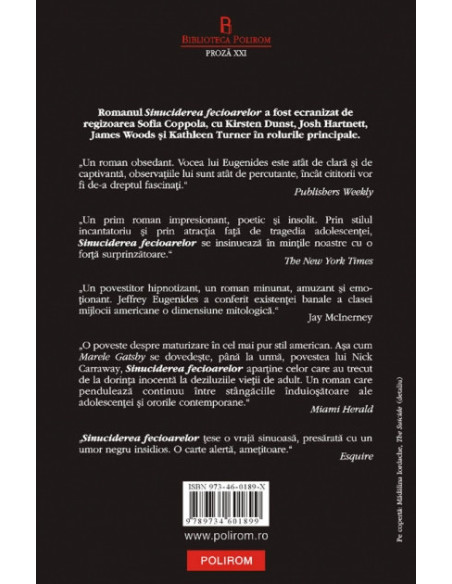 Sinuciderea fecioarelor