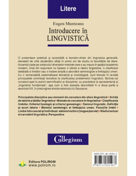 Introducere în lingvistică