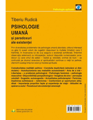 Psihologie umană și paradoxuri ale... Psihologie umană și paradoxuri ale...
