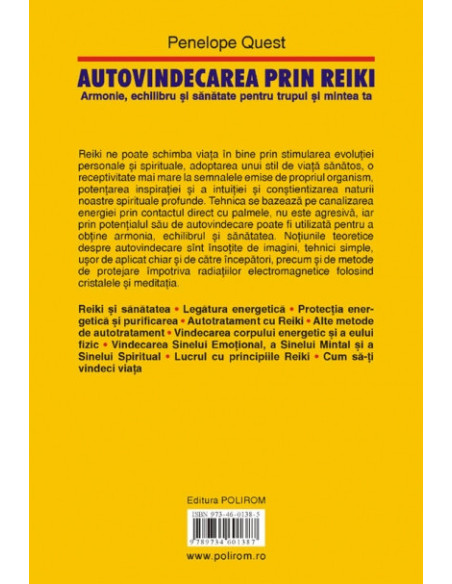 Autovindecarea prin Reiki. 