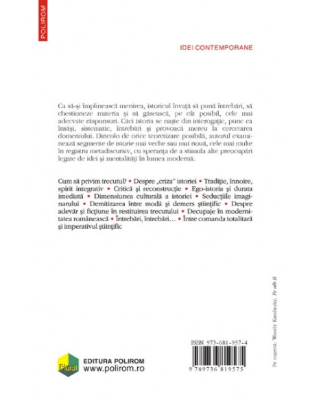 Clio sub semnul interogaţiei. Idei, sugestii, figuri