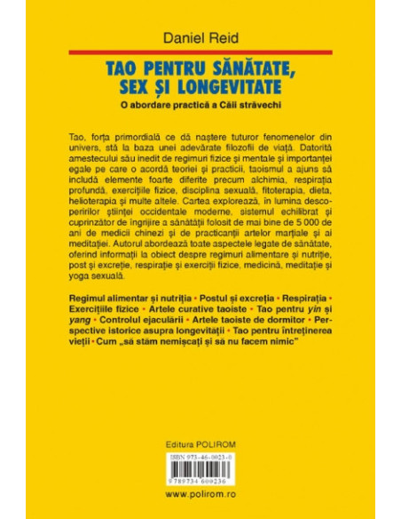Tao pentru sănătate, sex şi longevitate