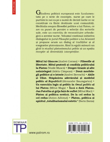 Filosofia politică a lui Platon