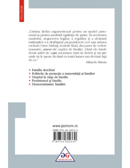 Familia monoparentală. O abordare politică (ediția a II-a revăzută)