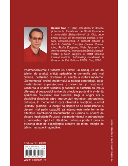 Postmodernismul în antropologia culturală