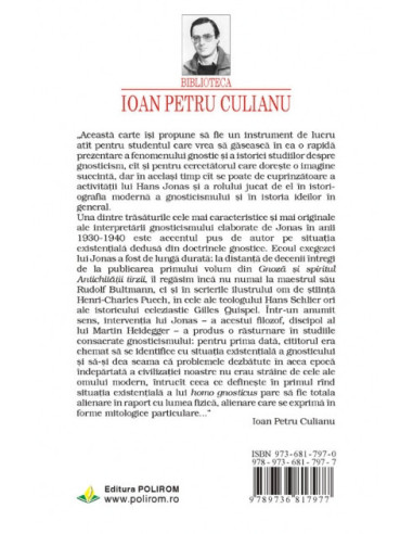 Gnosticism şi gîndire modernă: Hans...