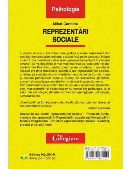 Reprezentări sociale (ediția a II-a revăzută)