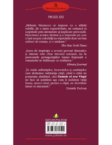 Numele ei era Viaţă Numele ei era Viaţă
