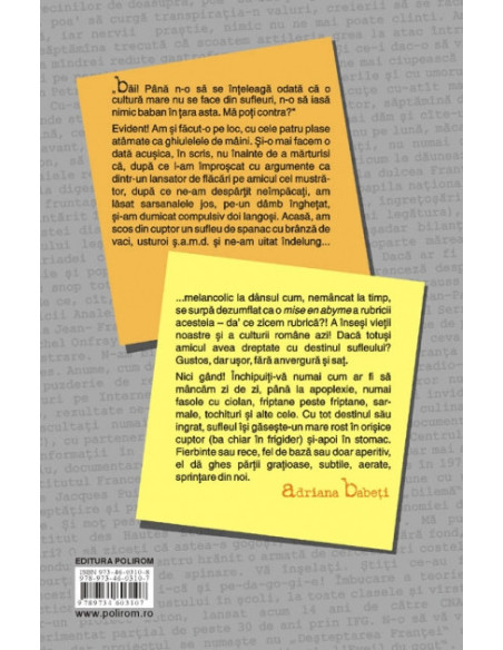 Ultimul sufleu la Paris. 69 de rețete culinare