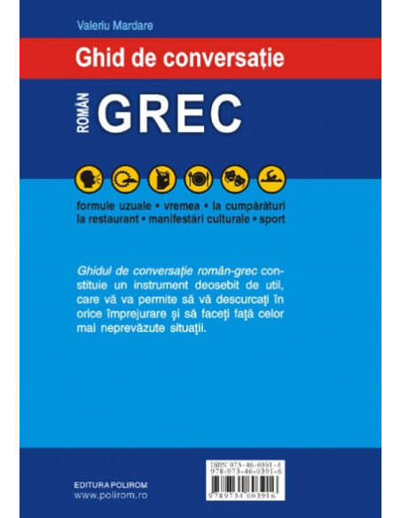 Ghid de conversație român-grec