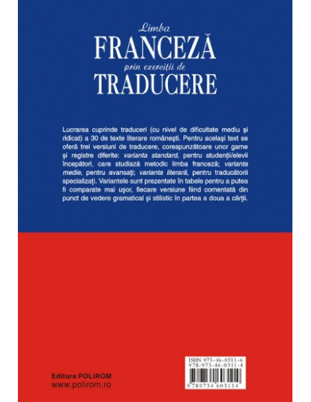 Limba franceză prin exerciții de traducere