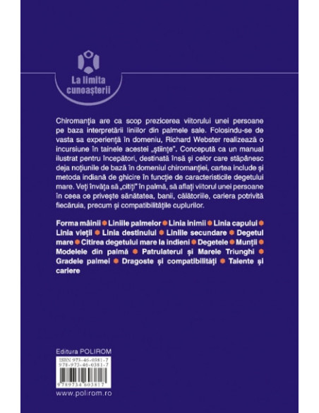Totul despre chiromanţie. Personalitate, compatibilităţi, sănătate, carieră