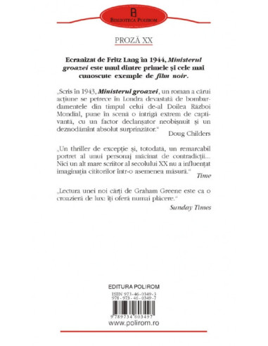 Ministerul groazei Ministerul groazei