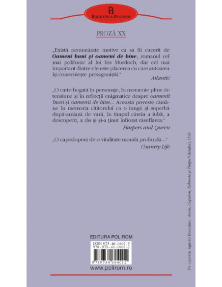 Oameni buni şi oameni de bine