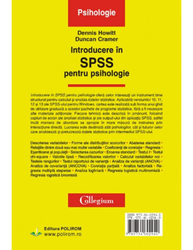 Introducere în SPSS pentru...
