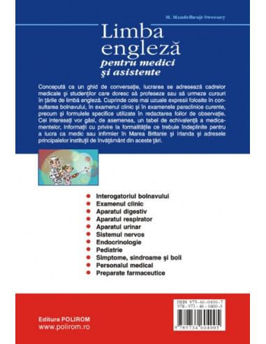 Limba engleză pentru medici și asistente