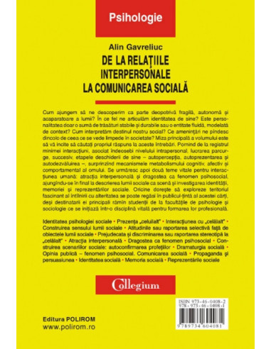 De la relaţiile interpersonale la...