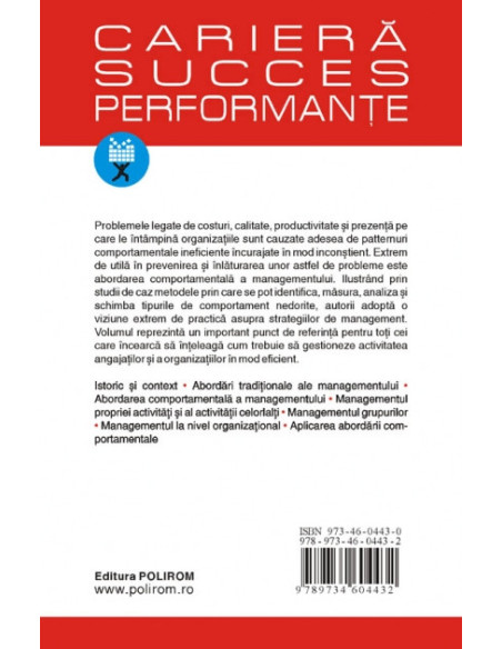 Schimbarea în organizații. Optimizarea comportamentului angajaților
