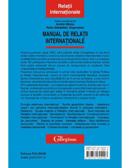 Manual de Relații Internaționale