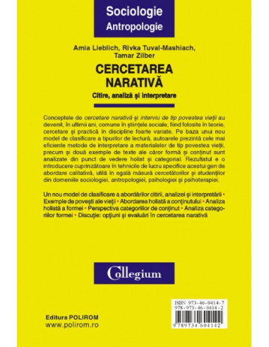 Cercetarea narativă. Citire, analiza... Cercetarea narativă. Citire, analiza...