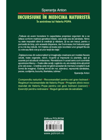 Incursiune în medicina naturistă. În... Incursiune în medicina naturistă. În...