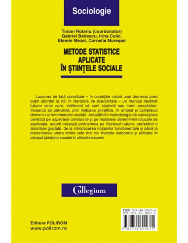 Metode statistice aplicate în...