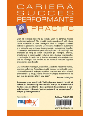 Managerul începător. Ghid de reuşită...