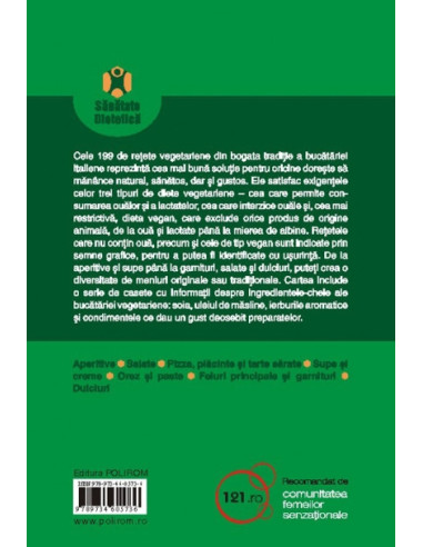 199 de rețete vegetariene