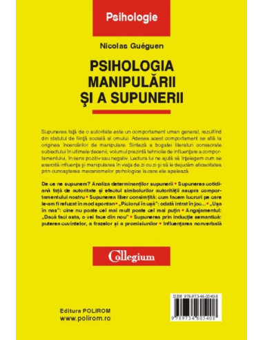 Psihologia manipulării și a supunerii