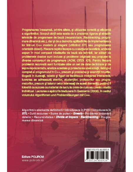 Algoritmi fundamentali în C++. Aplicații