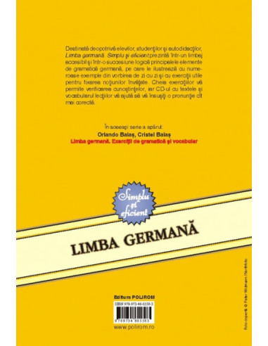 Limba germană. Simplu și eficient Limba germană. Simplu și eficient