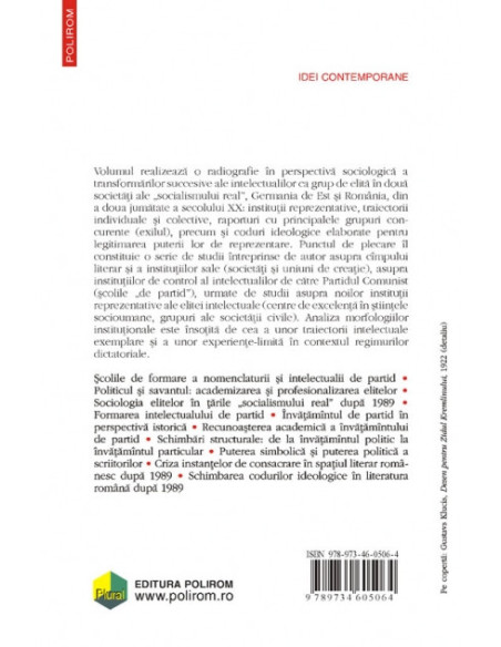 Intelectualii în cîmpul puterii. Morfologii şi traiectorii sociale