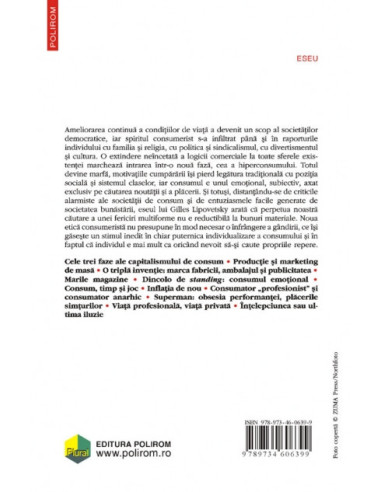 Fericirea paradoxală. Eseu asupra...