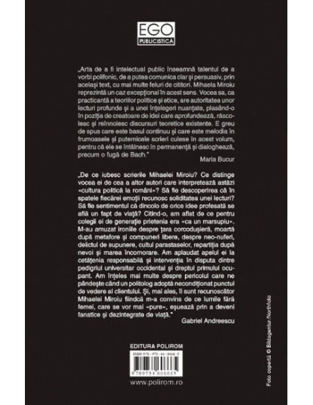 Dincolo de îngeri și draci. Etica în politica românească