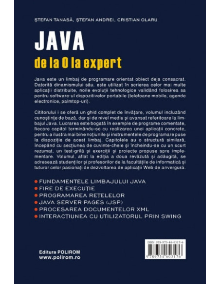 Java de la 0 la expert (ediția a II-a)