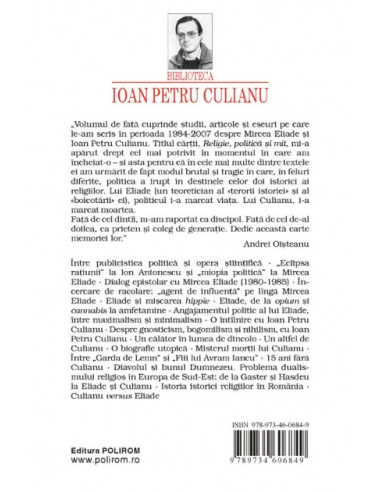 Religie, politică şi mit Religie, politică şi mit