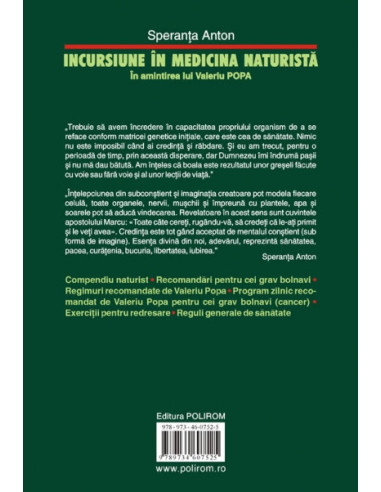 Incursiune în medicina naturistă. În...