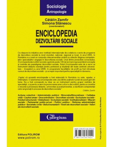 Enciclopedia dezvoltării sociale Enciclopedia dezvoltării sociale